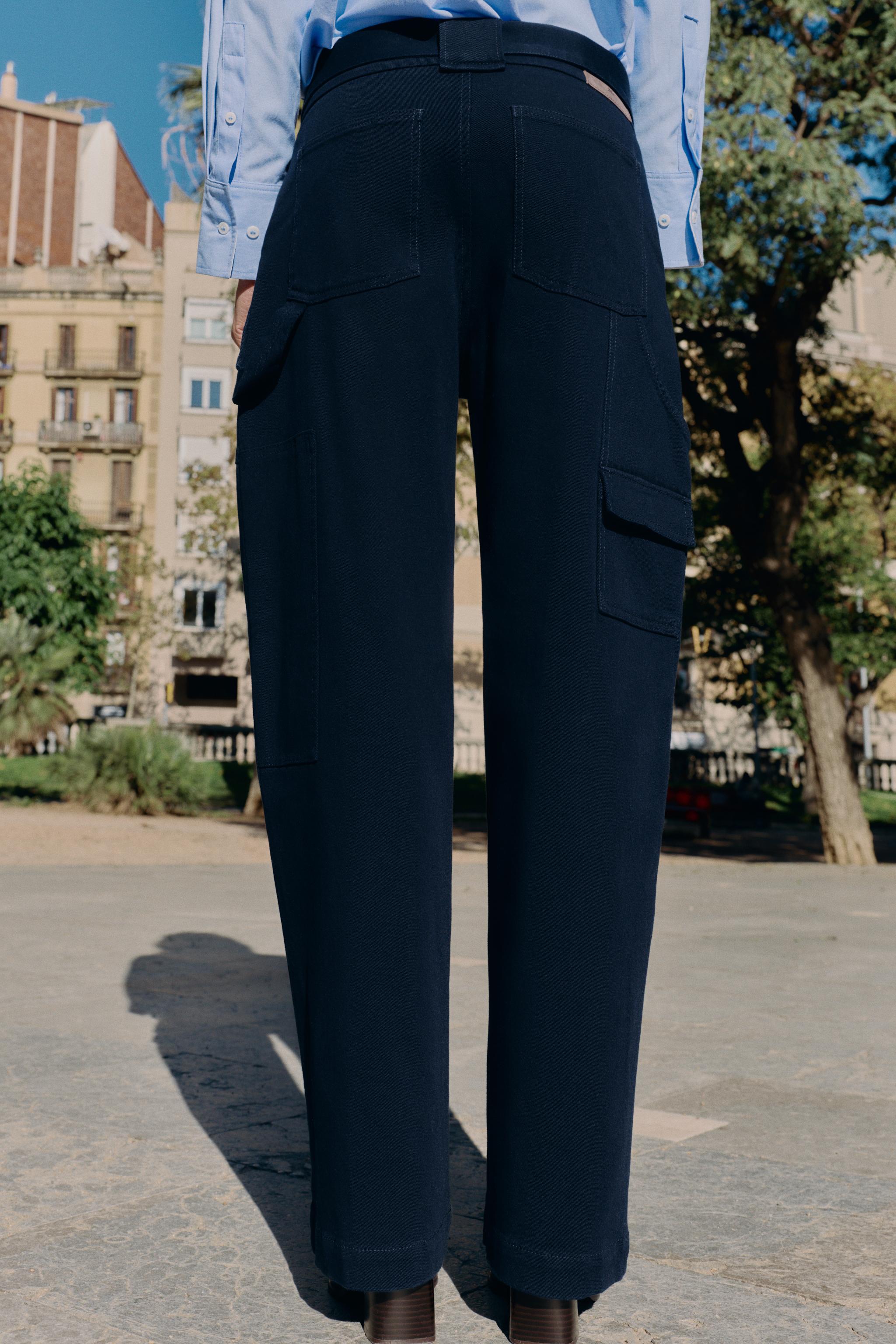 PANTALON CARGO AVEC CEINTURE